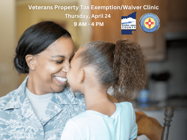 Doña Ana County Assessor's Office to host property tax waiver event for veterans