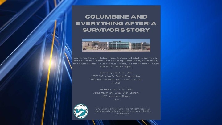 EPCC professor to talk about surviving Columbine