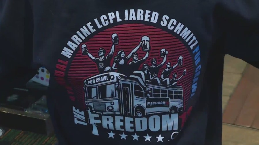 Bar crawl honors legacy of fallen Missouri Marine Jared Schmitz