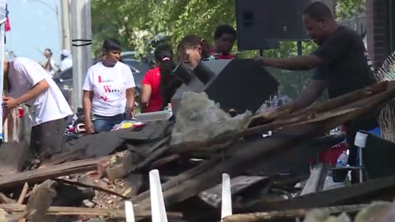 Community rallies in north St. Louis after devastating storm