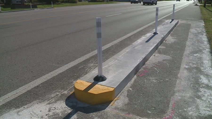 Curb bump-out islands removed from Chesterfield and future project