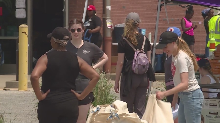 Action St. Louis mobilizes tornado relief at YMCA after the storm