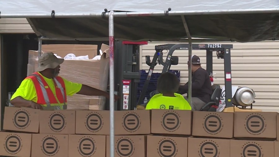 Urban League hosts its third large-scale St. Louis tornado relief event