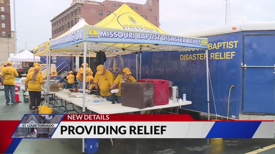 Volunteers aid tornado victims from various states