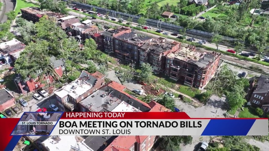 St. Louis City Board of Aldermen expected to pass two tornado relief bills