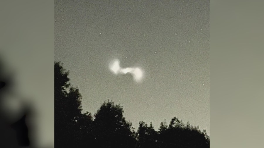 Mystery sky sighting could be dumped rocket fuel