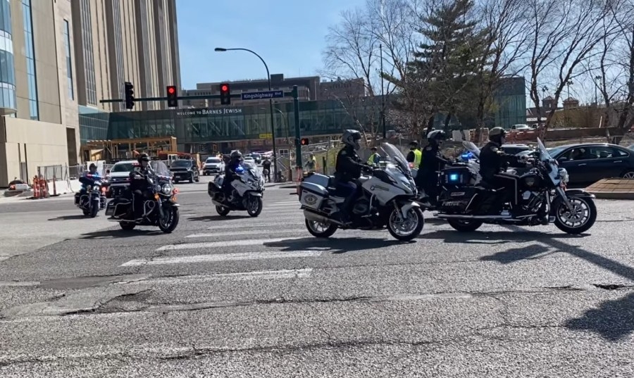 St. Louis officer Nathan Spiess, struck by driver while on duty, released from hospital