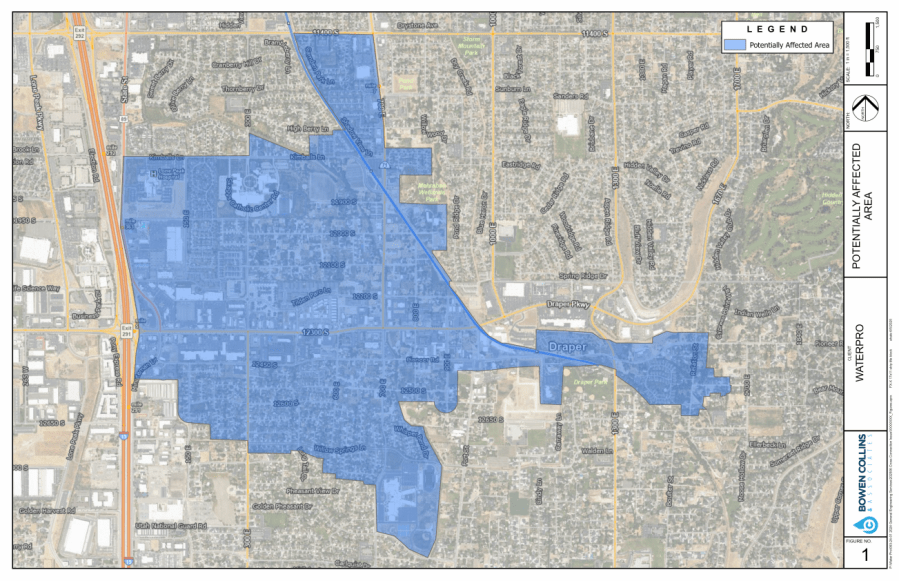 MAP: Boil water advisory issued for some WaterPro customers in Draper
