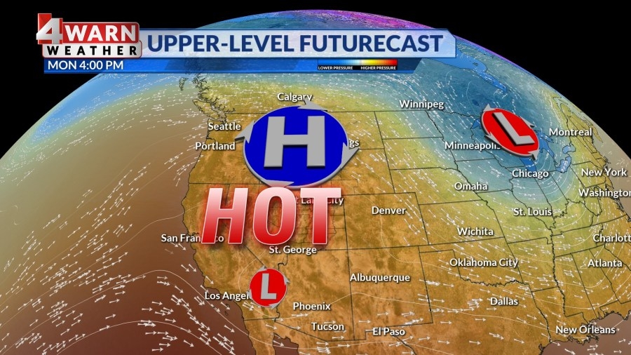 Early summer heatwave settles in with a few afternoon thunderstorms