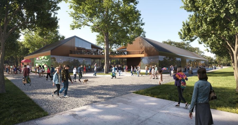 Pioneer Park revitalization will feature year-round farmer's market