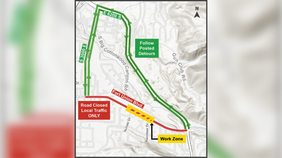 Cottonwoods Connection project resumes, road closure in place