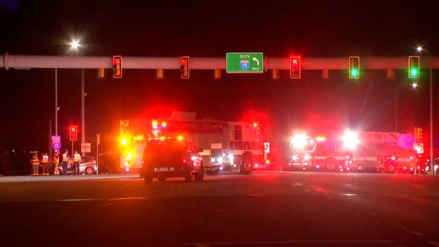Driver ejected in motorcycle-auto crash in St. George