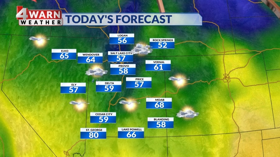 Partly sunny and still cool Monday afternoon, but a big warm-up on the way