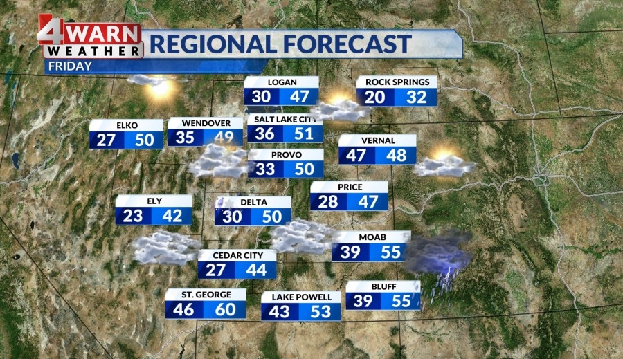 Chillier temperatures linger with scattered rain and snow showers