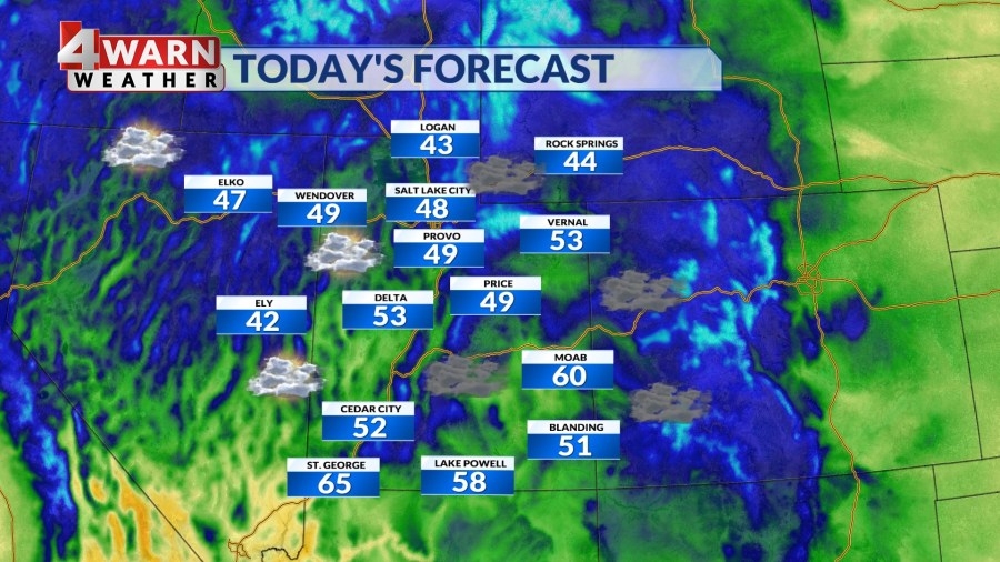 Higher temperatures expected following weak storm system this weekend