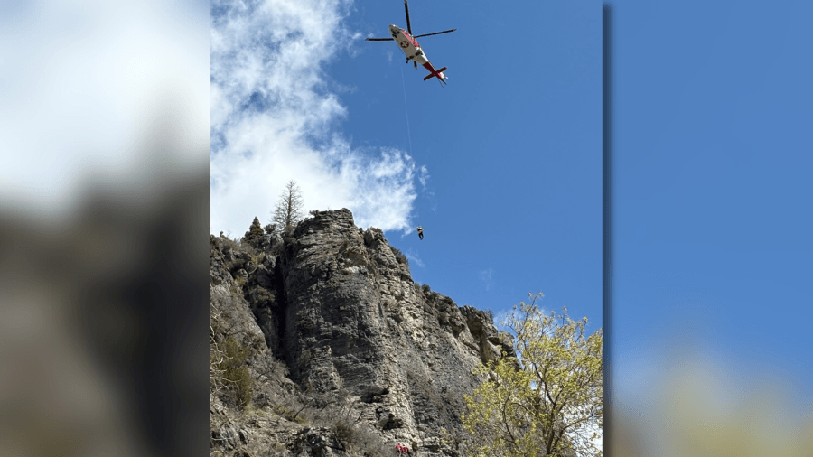 Hiker life-flighted out of American Fork Canyon