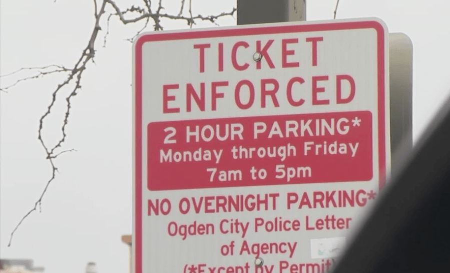 Paid parking signs pop up unexpectedly in downtown Ogden