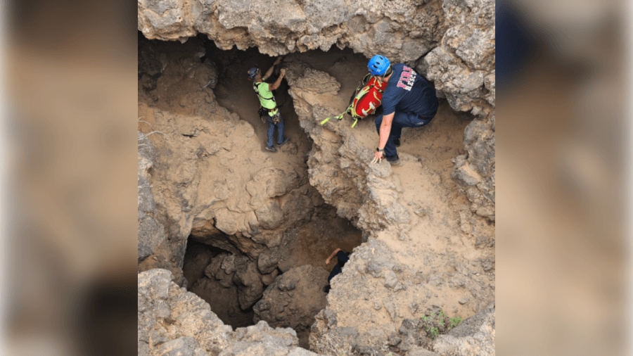 Rescue team saves hiker 100 yards deep in Lava Tube cave at Snow Canyon State Park