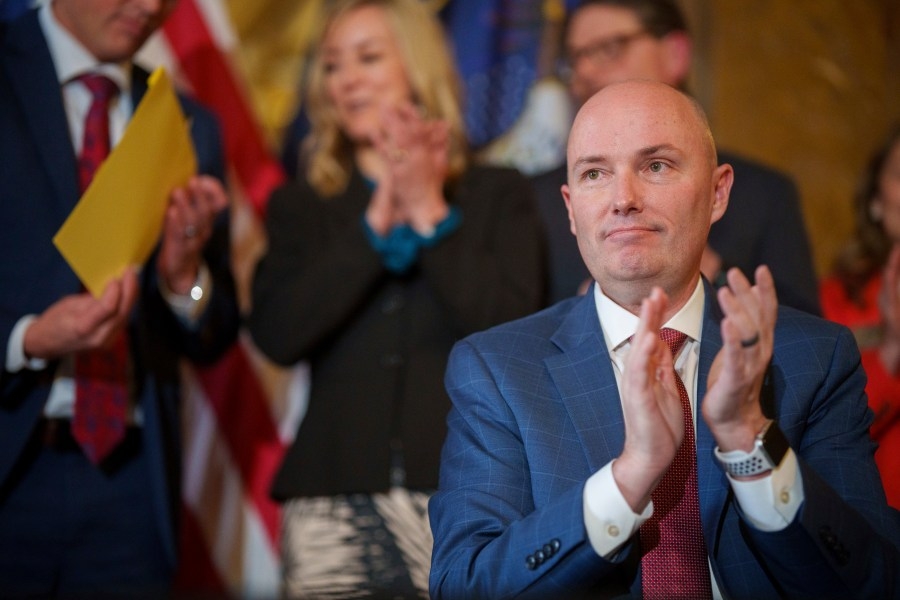 Cox signs 100 bills into Utah law ahead of looming deadline