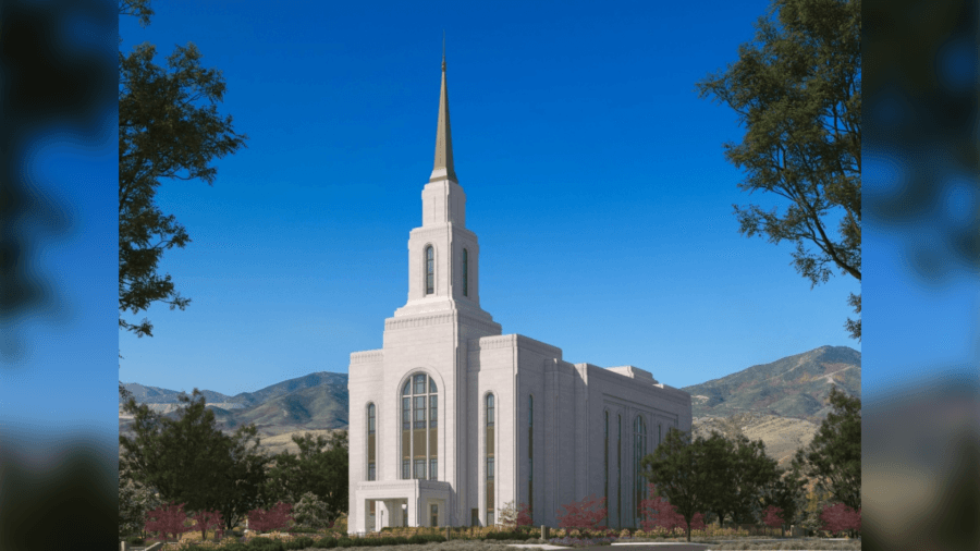 LDS Church releases rendering of West Jordan Utah Temple, announces dedication dates for 2 others