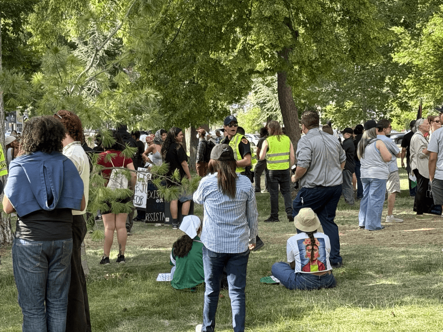 WATCH: Anti-ICE protests begin in Salt Lake City