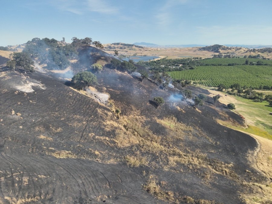 Solano County Cherry Fire 100% contained at 52 acres