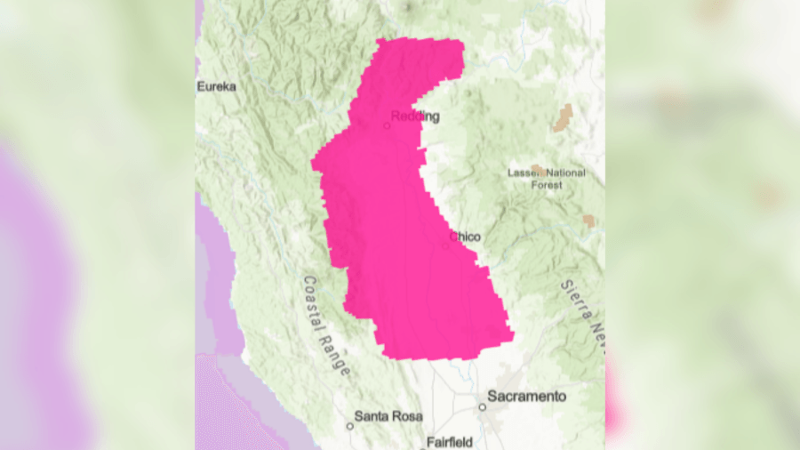 Gusty winds and low humidity spark Red Flag Warning in parts of Northern California
