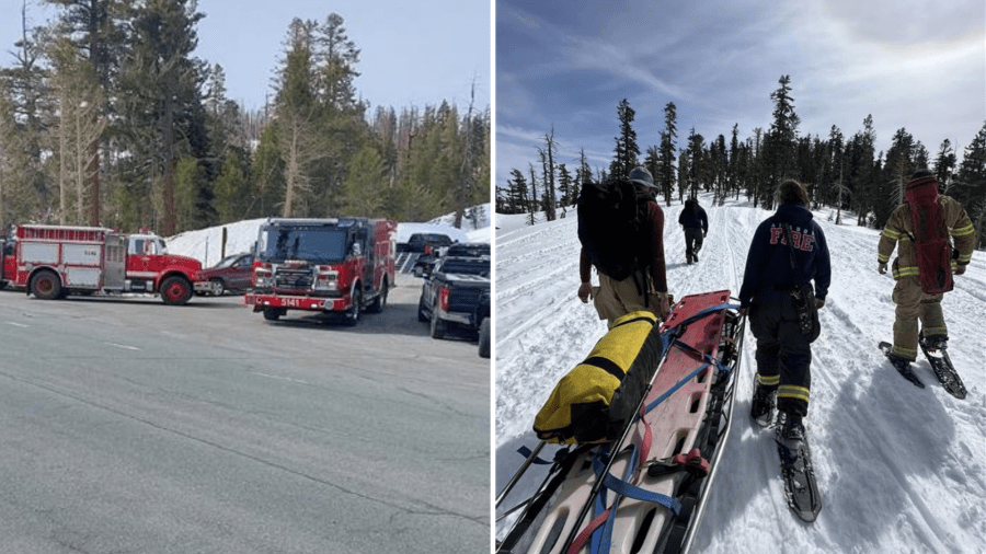 Amador Fire Protection District rescues injured snowmobiler who sustained injuries