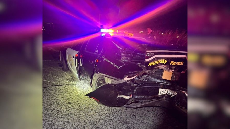 Alleged drunk driver crashes into California Highway Patrol vehicle