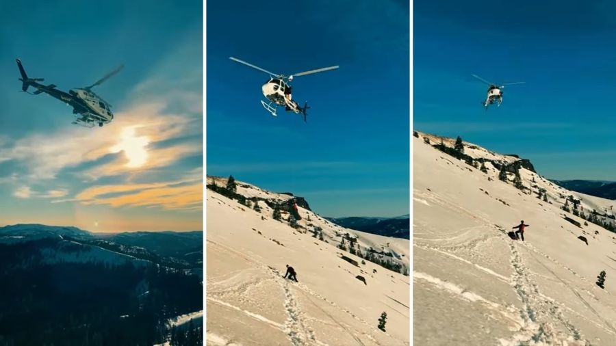 Man rescued from Sierra Nevada after falling, sliding hundreds of feet