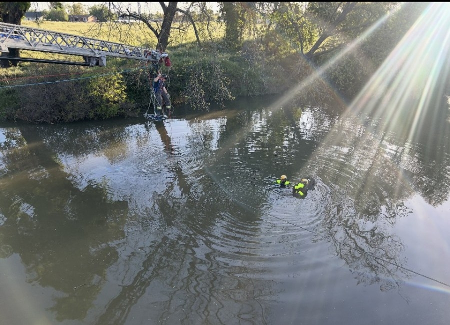 Driver missing after vehicle falls into water in Stockton