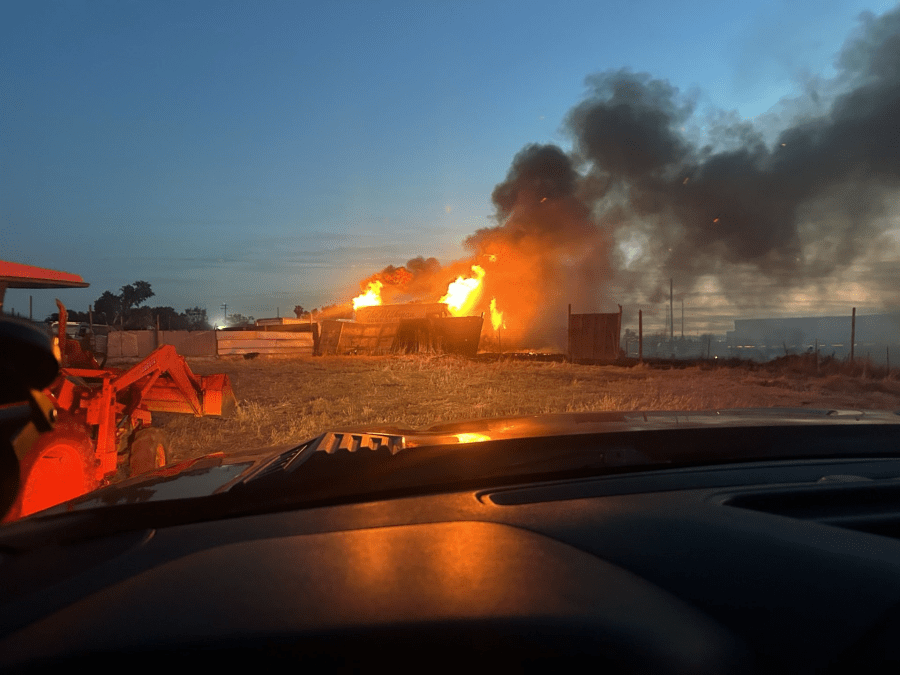 Firefighters respond to multiple vehicles on fire including an RV in Rio Linda