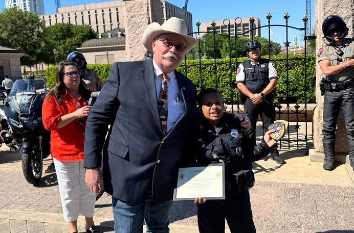 Houston boy battling cancer honored at Texas Capitol