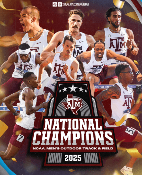 Texas A&M Men's T&F takes home national title in tie with USC