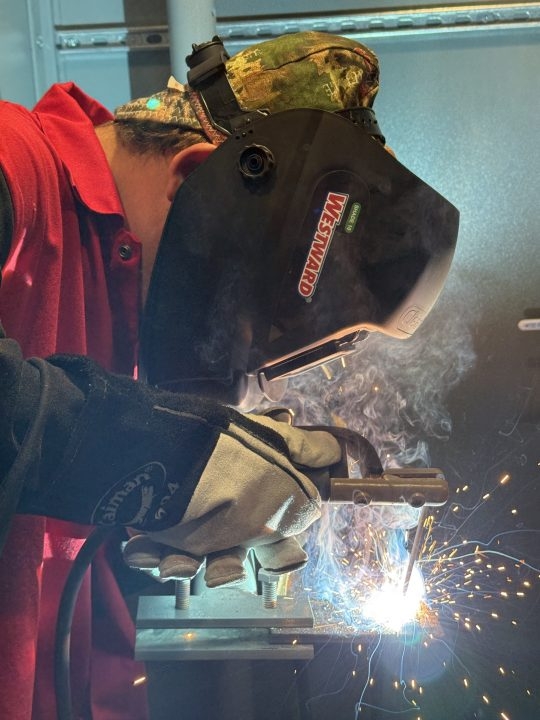 High school students get hands-on welding experience
