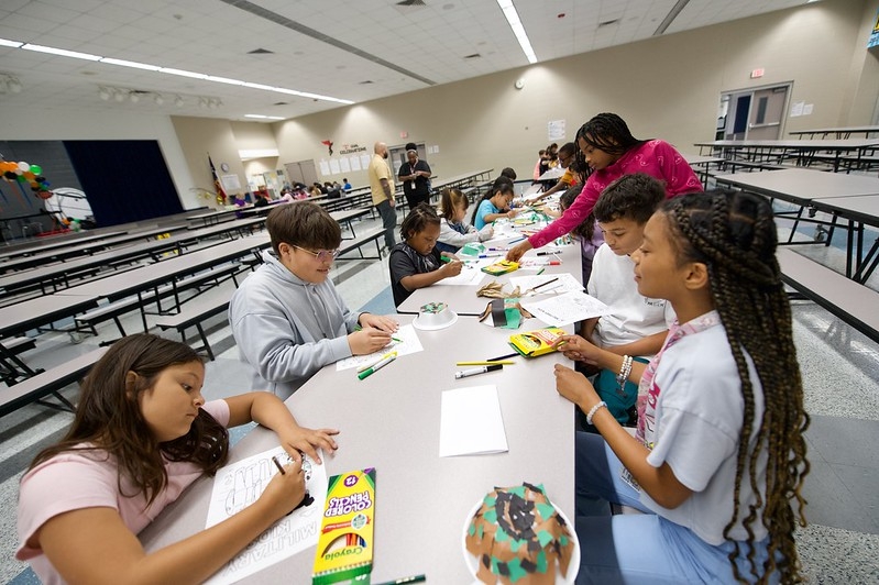 Trimmier Elementary celebrates military children