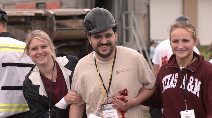 A&M Students Participate in 17th Annual Disaster Day Training Simulation