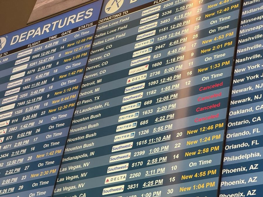 Which airlines had the most delays at Austin's airport in 2024?