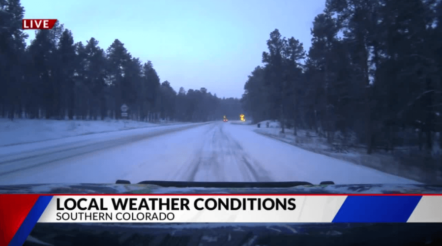 Road conditions in El Paso County from FOX21 Storm Squatch