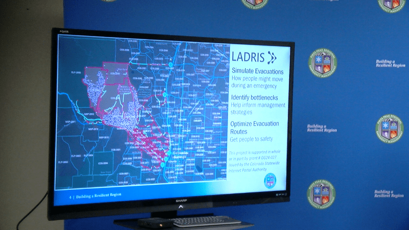 Emergency management officials preview evacuation plan