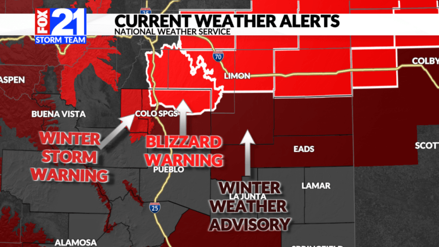 What conditions must be met to qualify as a blizzard?