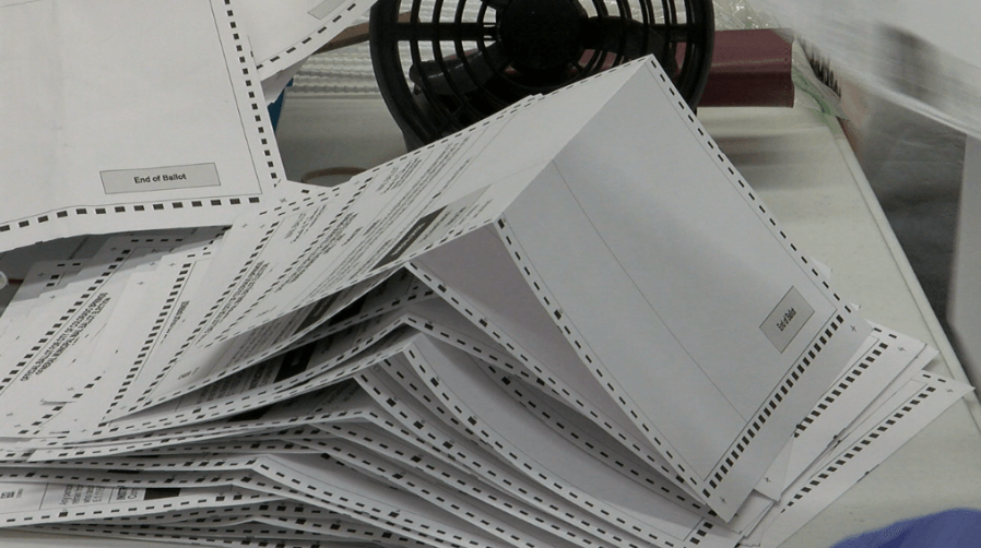 Municipal election ballot counting complete