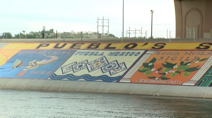 Sister Cities mural dedicated at Arkansas River levee
