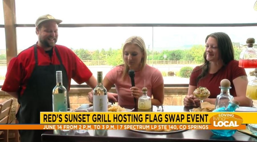Red's Sunset Grill hosts Flag Swap event Saturday