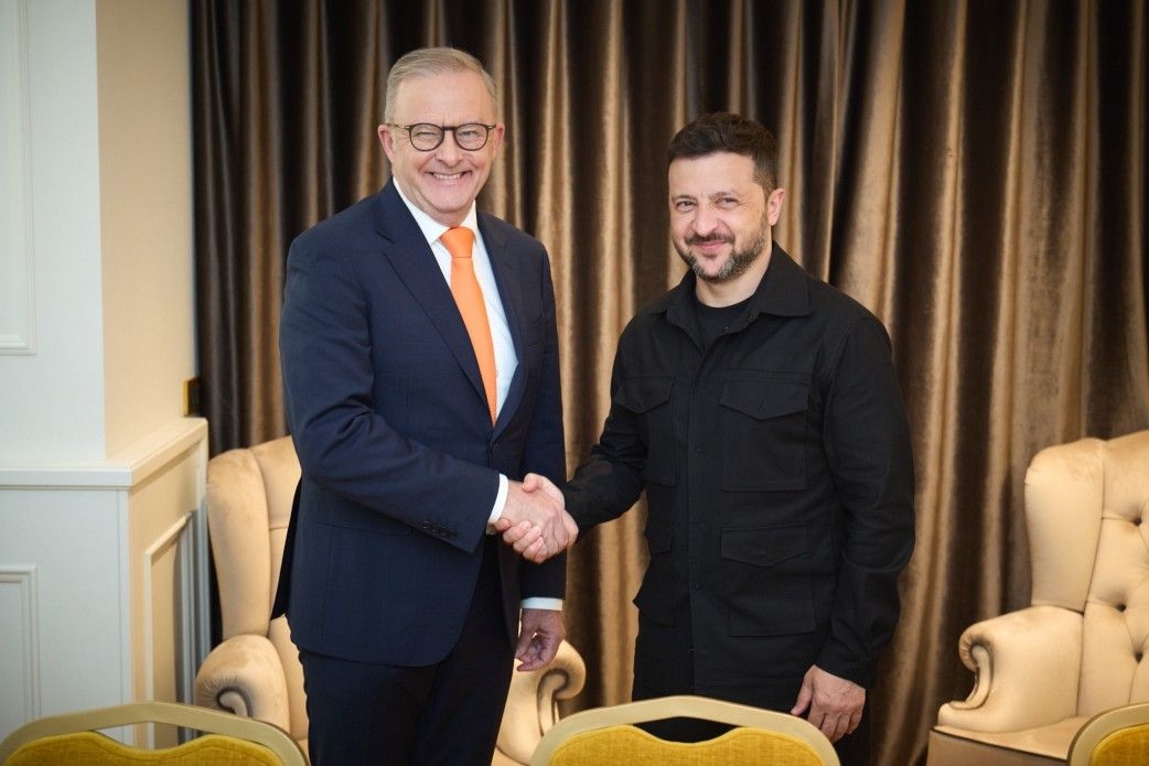 Zelensky, Albanese meet in Rome, discuss pressure on Russia