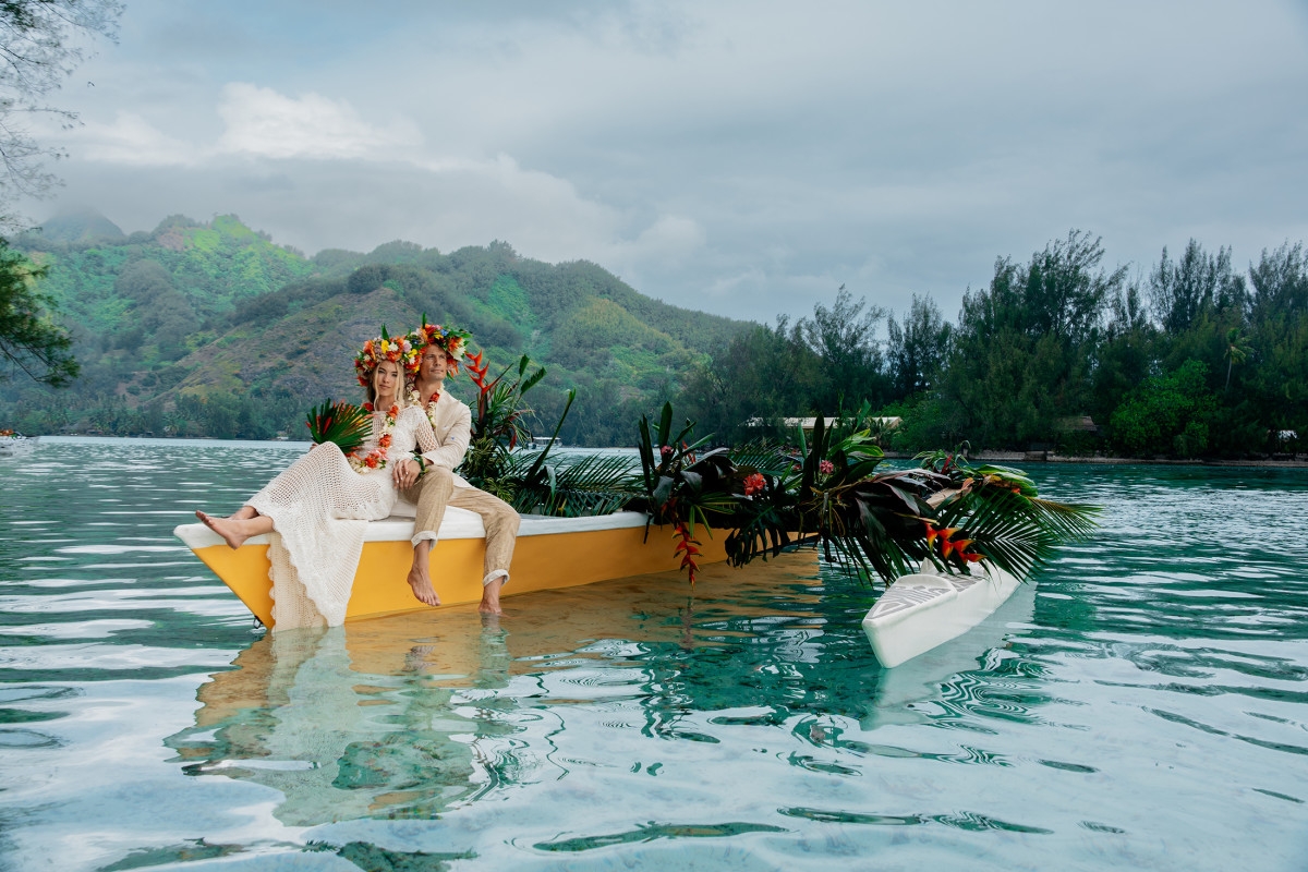Two Actors Who Found Love in L.A Design a Wedding in Tahiti