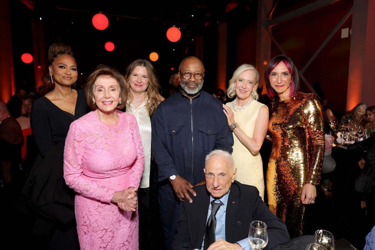 Surprise Guest Nancy Pelosi Honors Frank Gehry at MOCA Gala