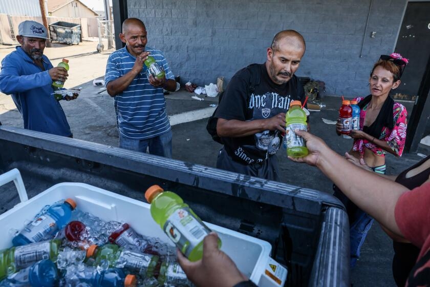 Living without documentation or a home in one of California's hottest regions