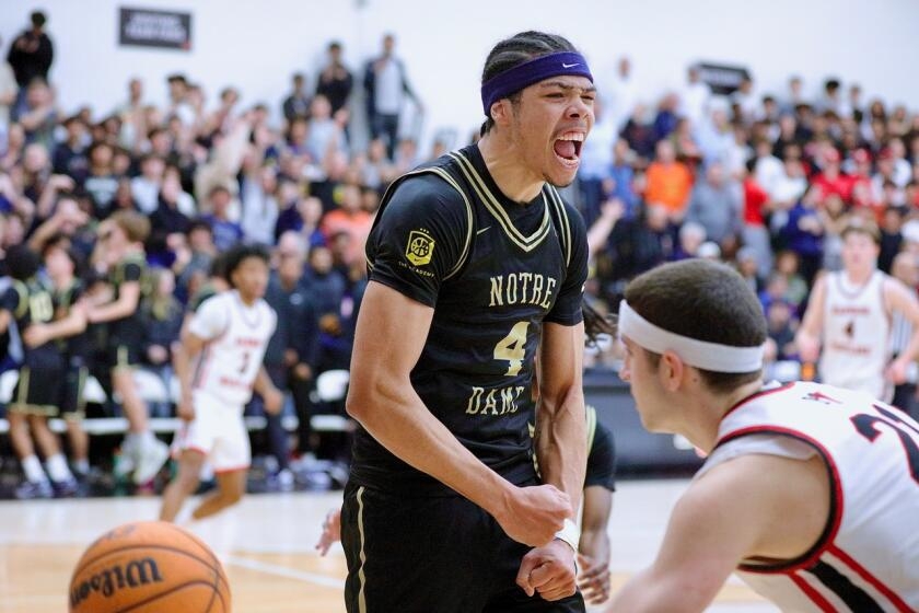 Sherman Oaks Notre Dame upsets Harvard-Westlake in Open Division playoffs