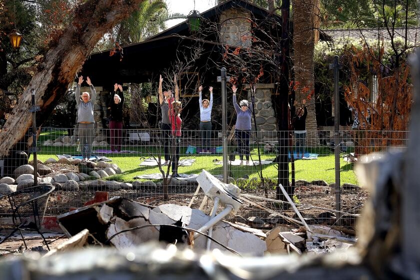 In Altadena, RV dwellers live next to their homes, straddling burn zone and normalcy